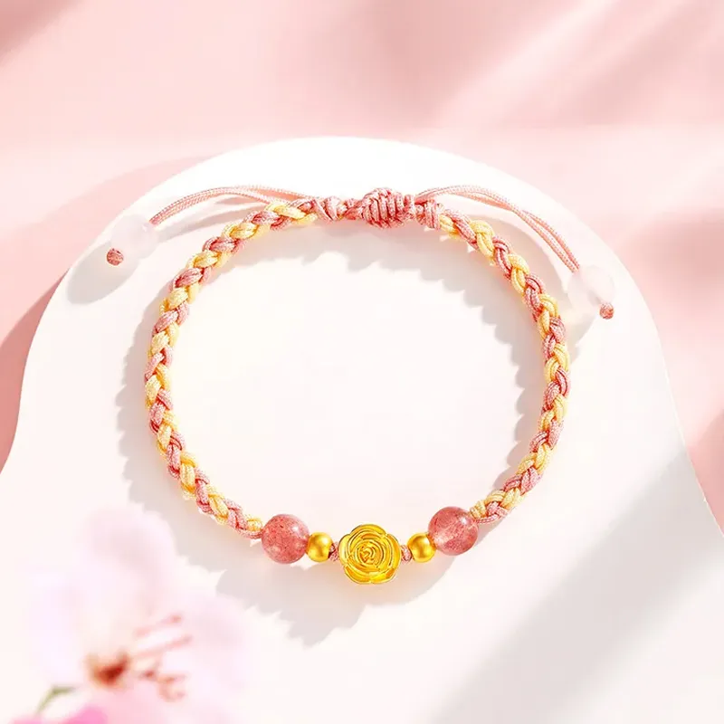 yuanyanghuangjin Gold Bracelet Women's-4