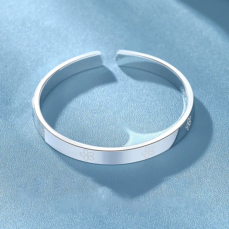 Yuanyanghuangjin 999 Fine Silver Sterling Silver Bracelets Women's-1