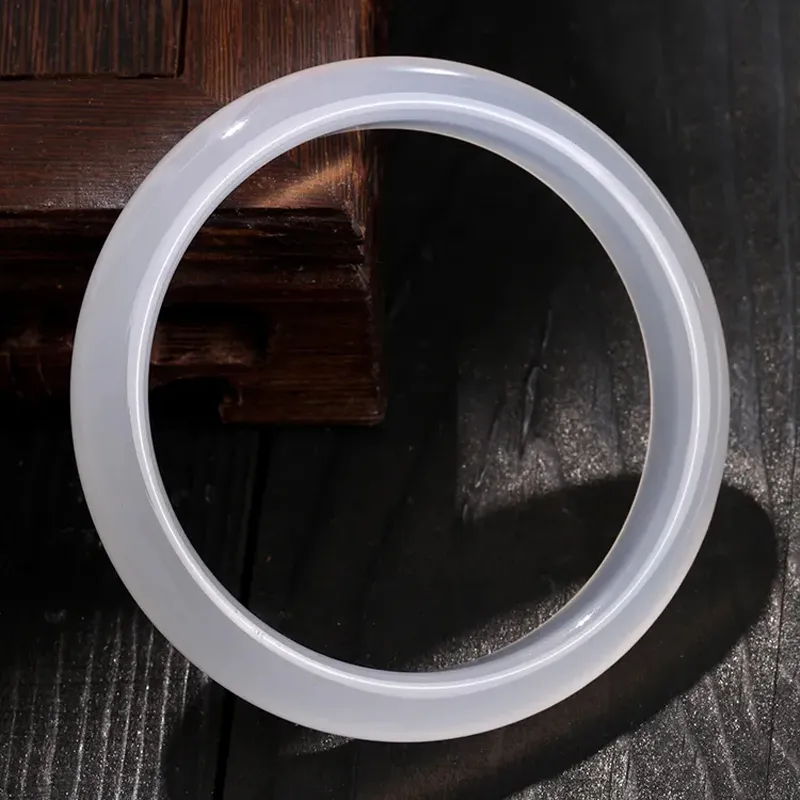 Yuanyanghuangjin Chalcedony Bangles Women's-7