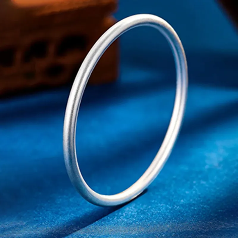 Yuanyanghuangjin 999 Fine Silver Sterling Silver Bracelets Women's-3