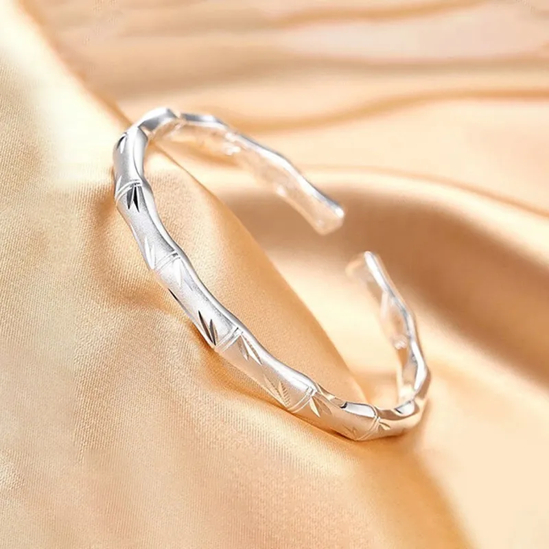 Yuanyanghuangjin Sterling Silver Bangles Women's-3