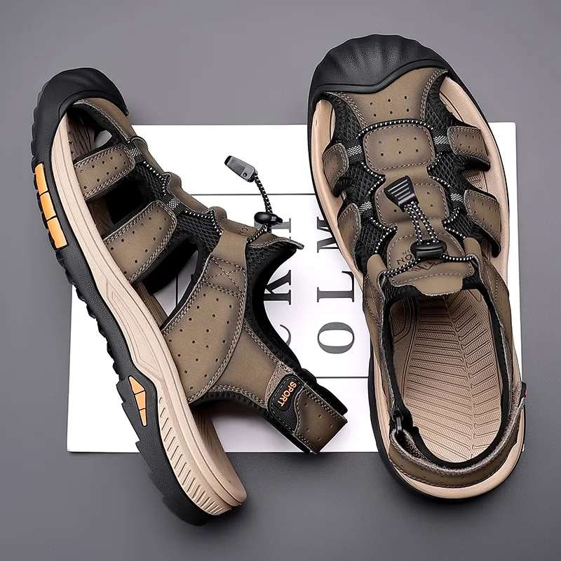 Mulinsen River Trekking Shoes Men Black/Khaki-11