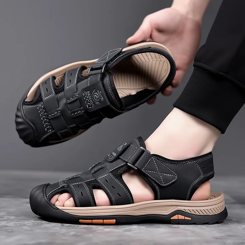 Mulinsen Slip Resistant, Breathable, Anti Collision, Lightweight River Trekking Shoes Men's-2