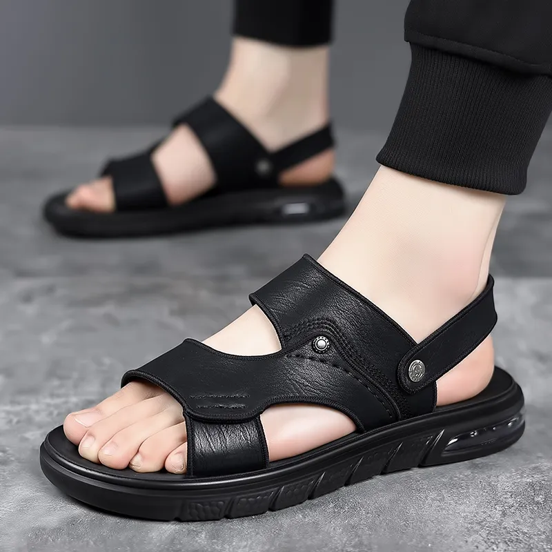 Mulinsen Beach Sandals Men Gray/Black-9