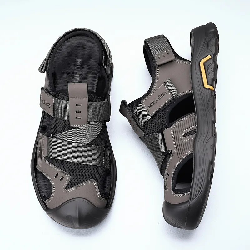 Mulinsen Slip Resistant, Breathable, Anti Collision, Lightweight River Trekking Shoes Men's-5