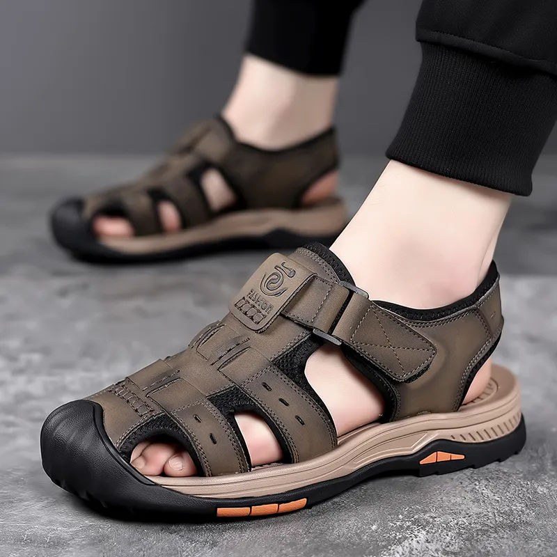 Mulinsen Slip Resistant, Breathable, Anti Collision, Lightweight River Trekking Shoes Men's-12