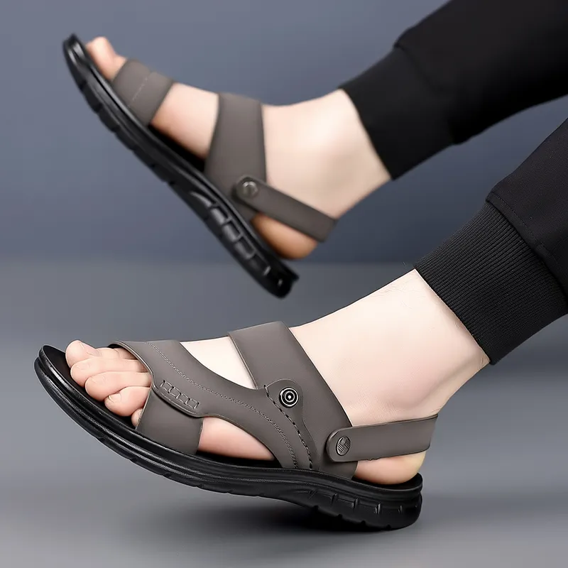 Mulinsen Beach Sandals Men Black-4