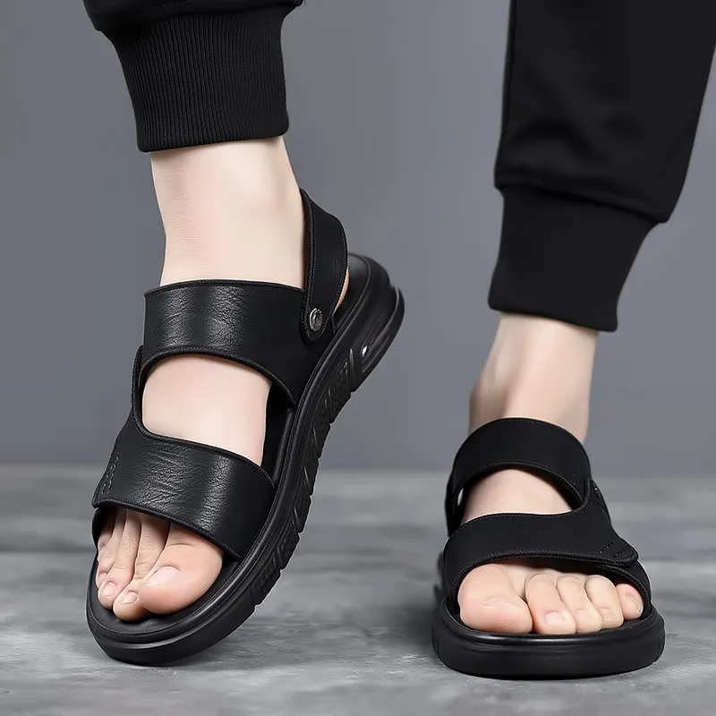 Mulinsen Beach Sandals Men Gray/Black-8
