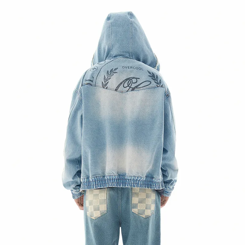 OVERCOOL FW24 Denim Jacket Unisex Ice Blue-1