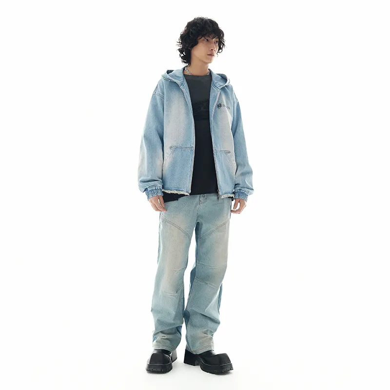OVERCOOL FW24 Denim Jacket Unisex Ice Blue-2