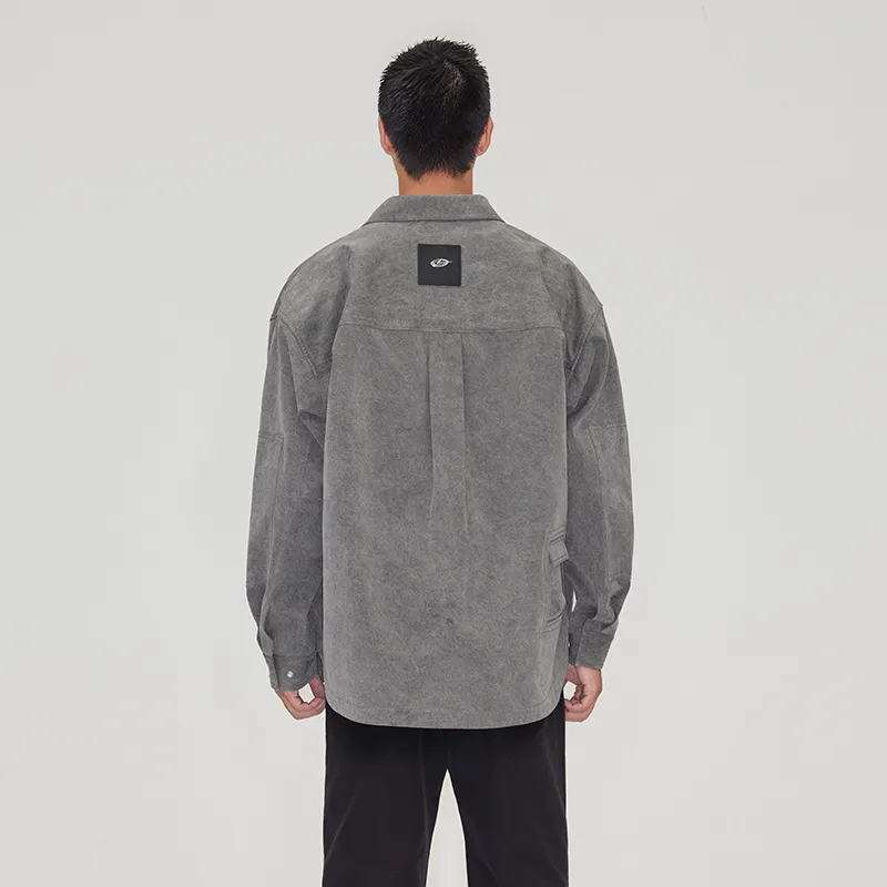 OVERCOOL Shirt Unisex Gray Black/Gray Blue-3