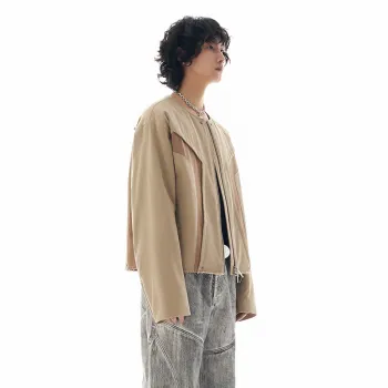 OVERCOOL Jackets Coats Unisex Light Khaki