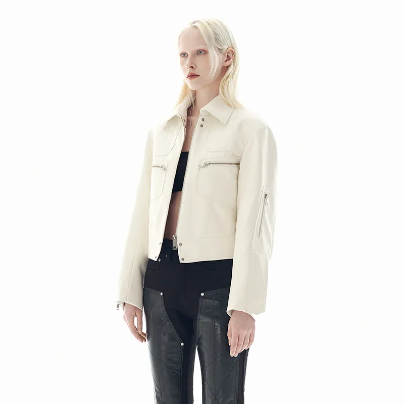 OVERCOOL FW24 Jackets Coats Unisex Ecru-2