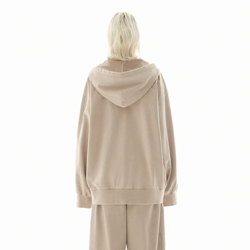 OVERCOOL FW24 Sweatshirt Unisex Light Wood Color-1