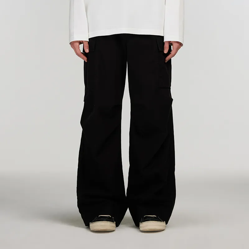 OVERCOOL Cargo Pants Men's Black-2