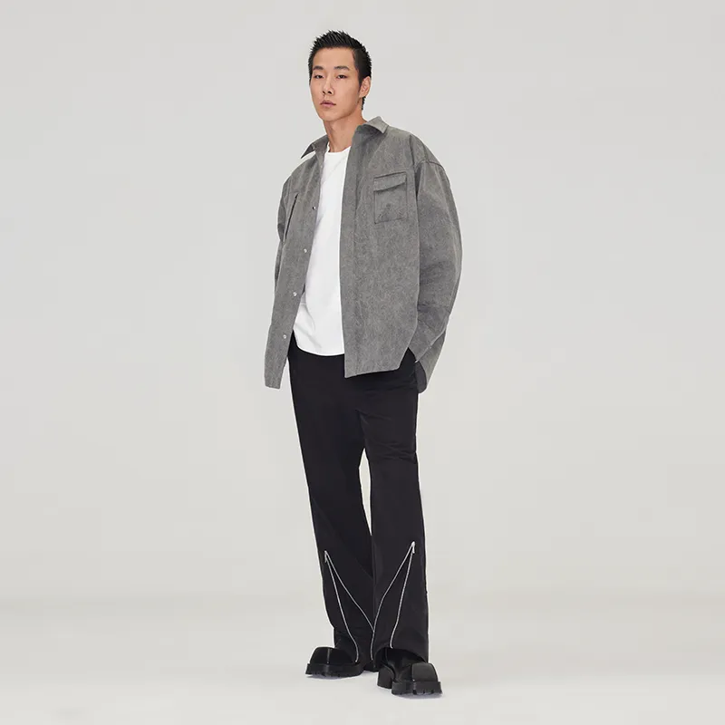 OVERCOOL 24FW Casual Pants Men's Ink Black-4