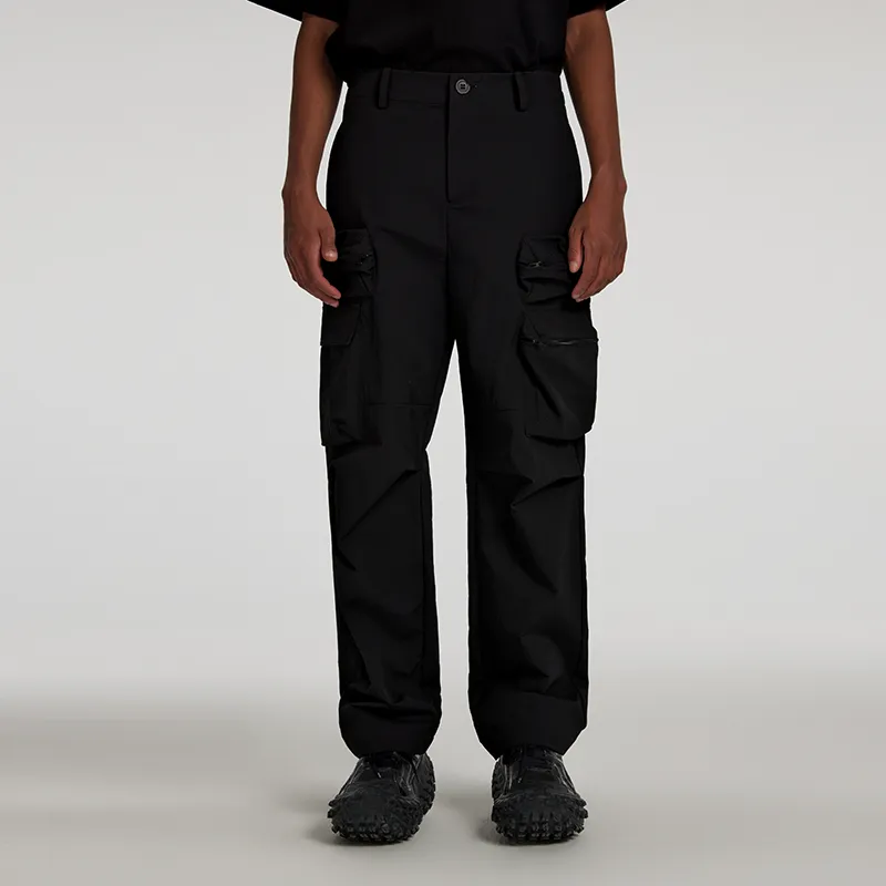 OVERCOOL Cargo Pants Men's Black-1