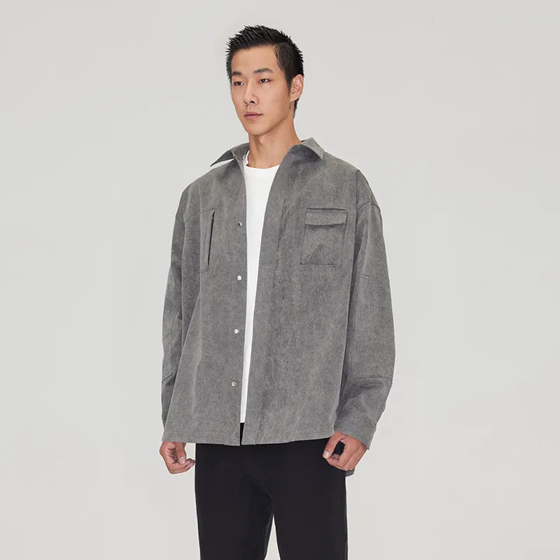 OVERCOOL Shirt Unisex Gray Black/Gray Blue-2
