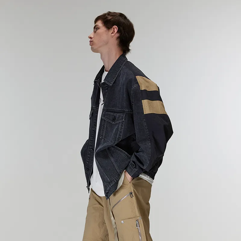OVERCOOL Denim Jacket Men's Black-2