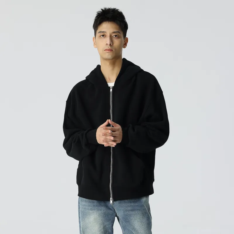 XINYINSU 24FW Sweatshirt Unisex Washed Black-6