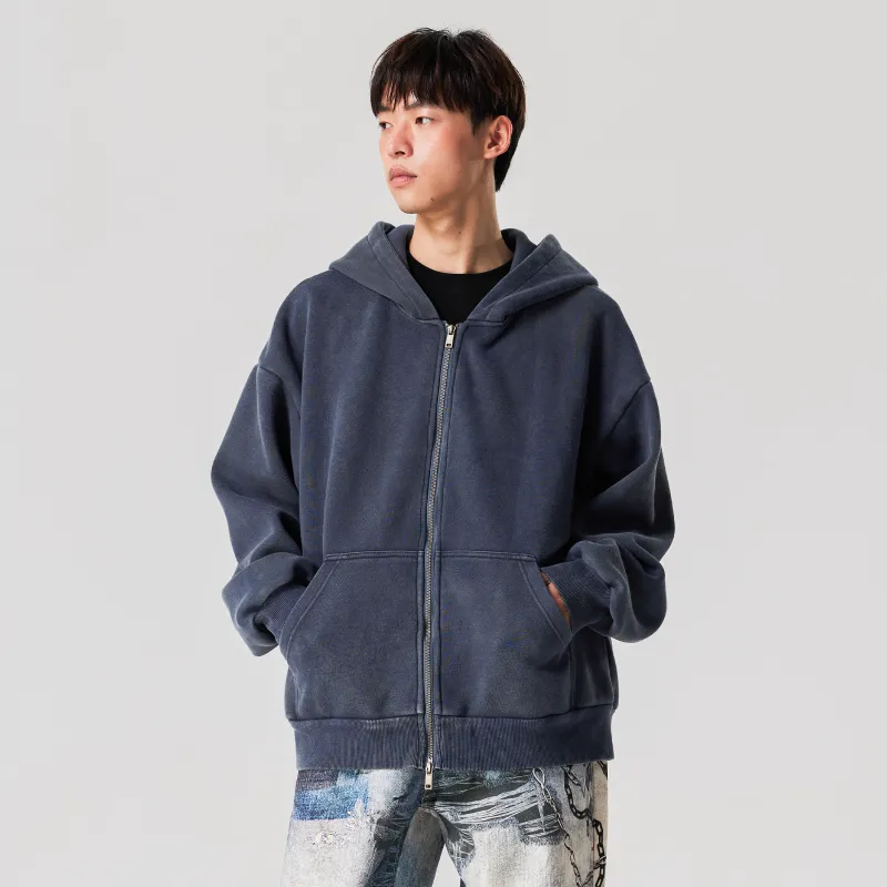 XINYINSU FW24 Sweatshirt Unisex Vintage Blue-2