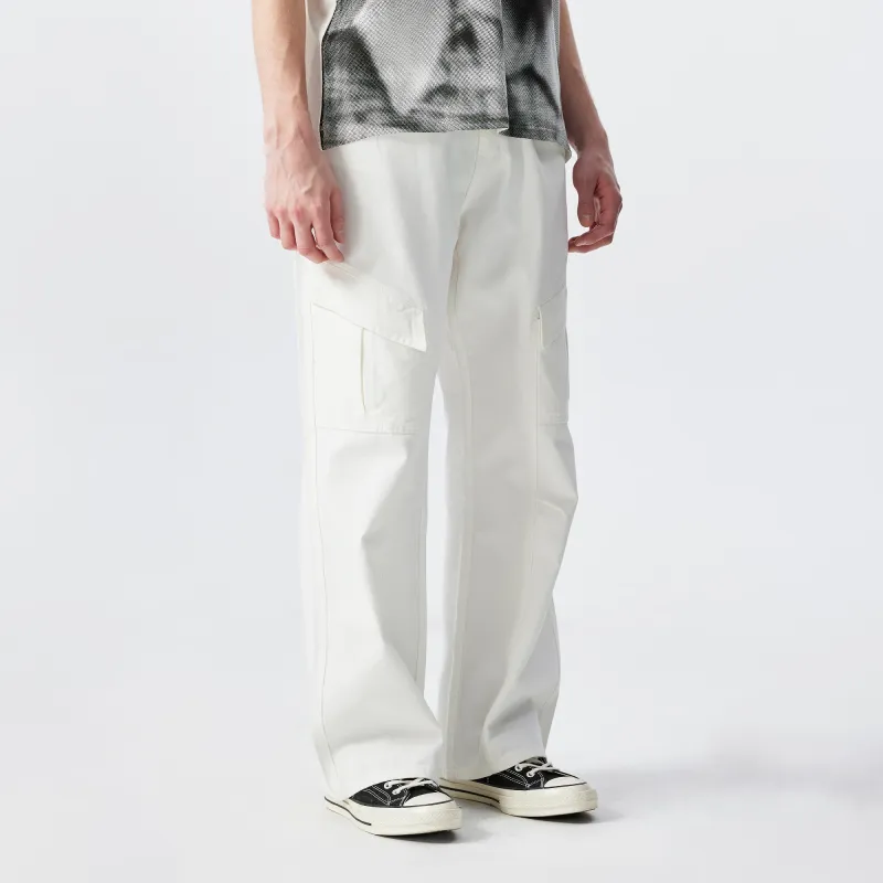 XINYINSU SS25 Jeans Unisex White-3