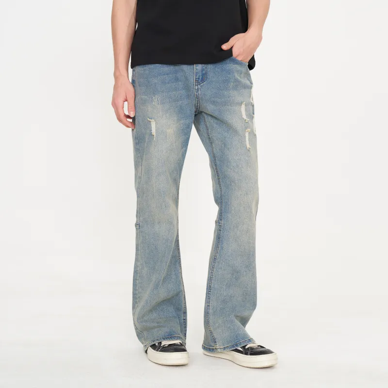 XINYINSU Jeans Unisex Blue-3