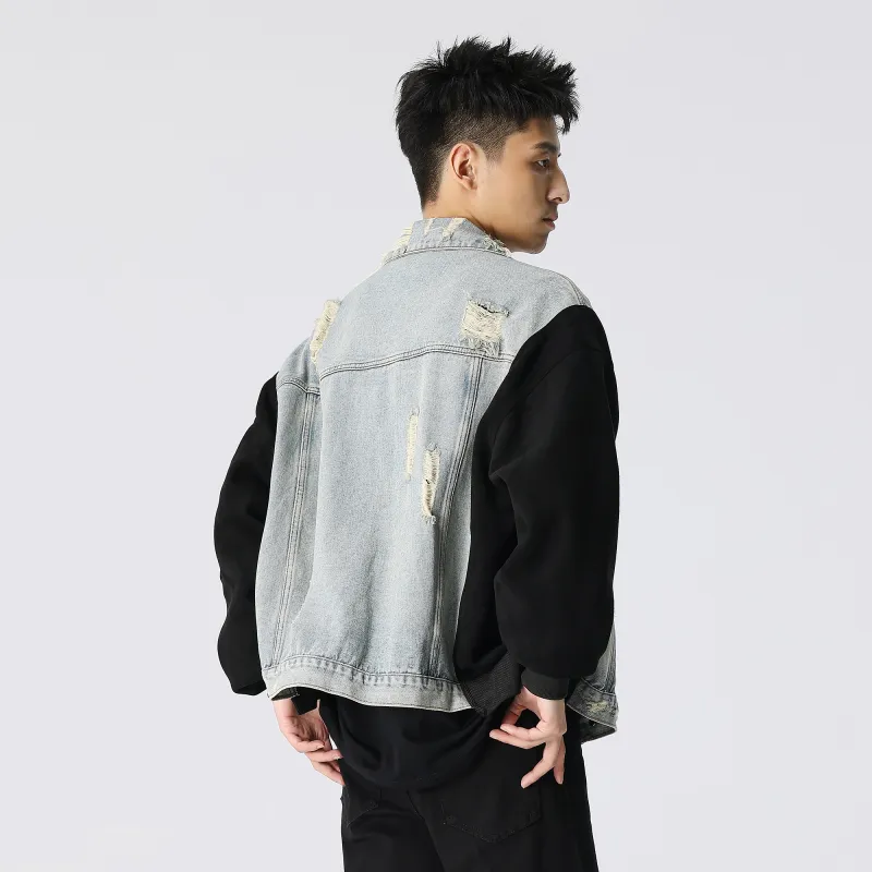 XINYINSU FW24 Denim Jacket Unisex Blue-5