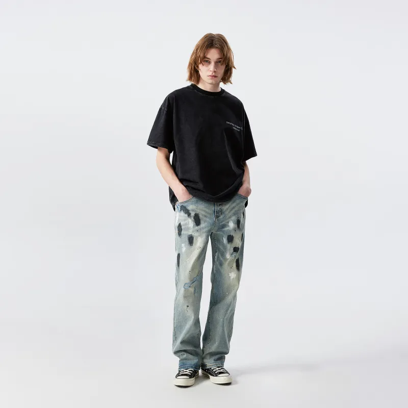 XINYINSU SS25 Jeans Unisex Blue-6