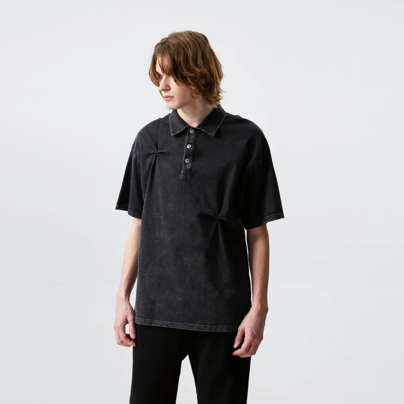 XINYINSU Polo Shirt Unisex Black-3