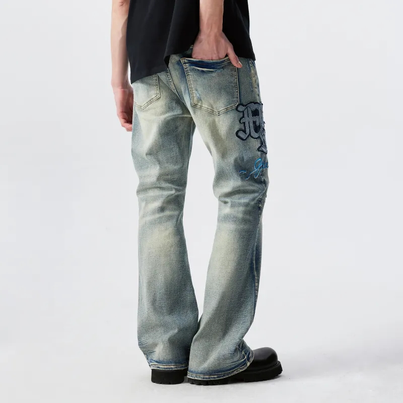 XINYINSU Jeans Unisex Blue-3