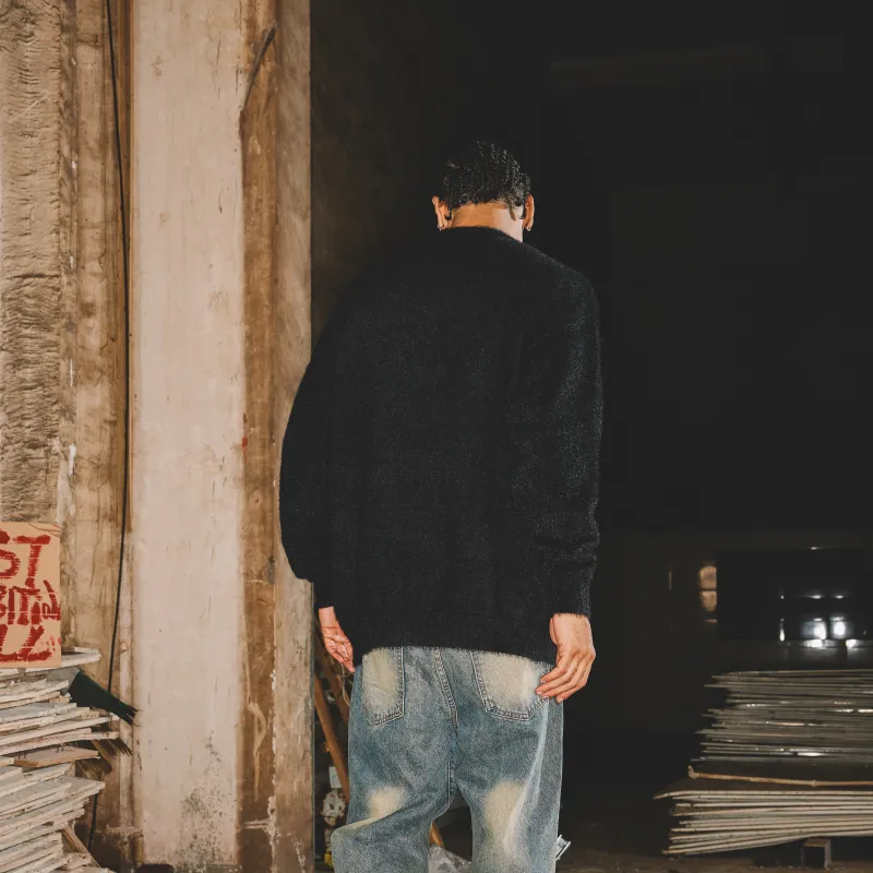 XINYINSU 24FW Sweater Unisex Black-5