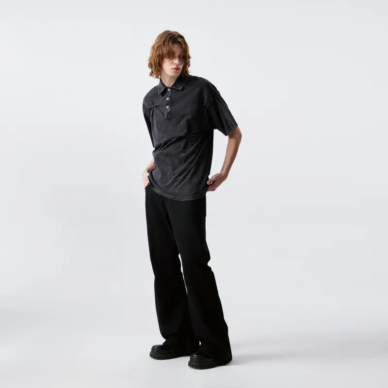 XINYINSU Polo Shirt Unisex Black-7