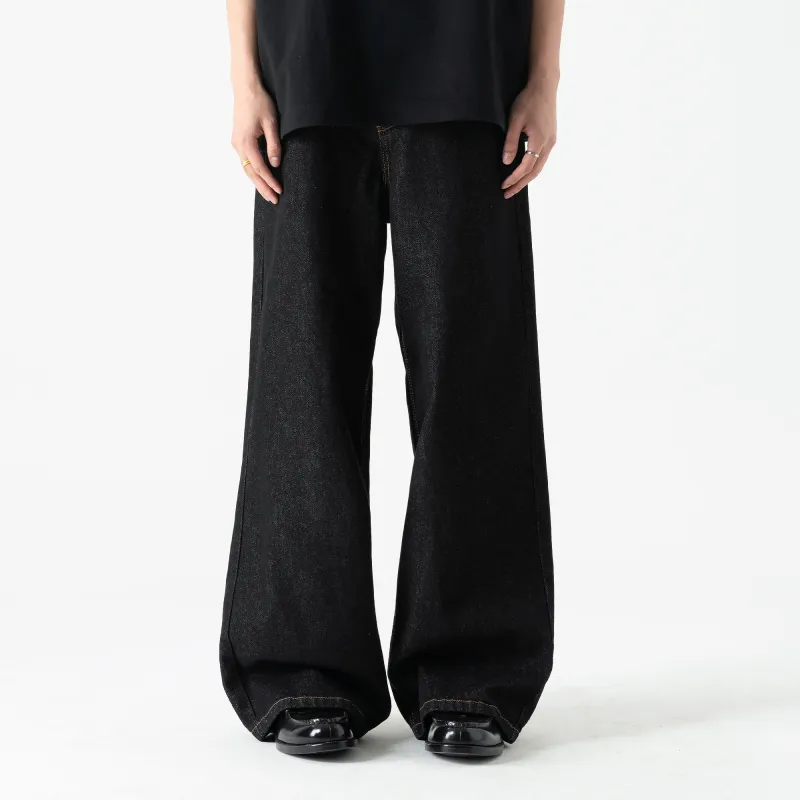 XINYINSU 25SS Jeans Unisex Black-6