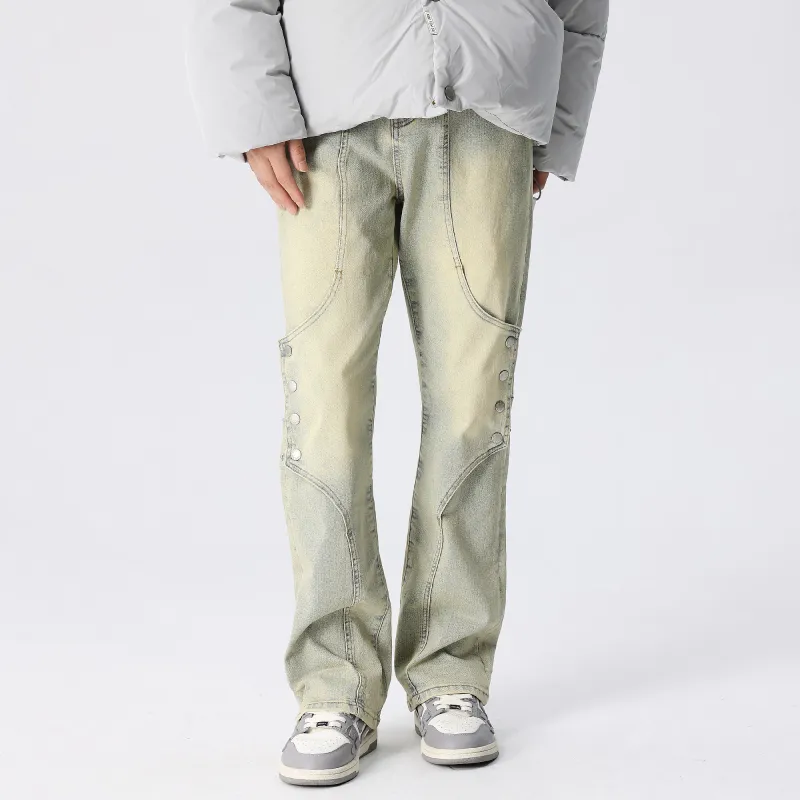 XINYINSU Jeans Unisex-8
