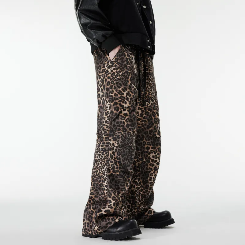 XINYINSU Cargo Pants Unisex Khaki-4