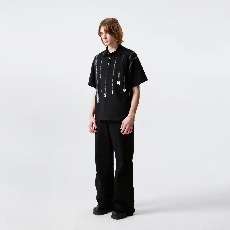 XINYINSU SS25 Polo Shirt Unisex Black-7