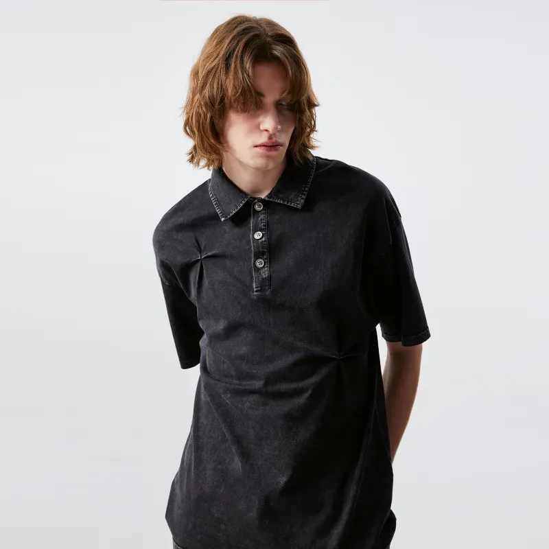 XINYINSU Polo Shirt Unisex Black-5