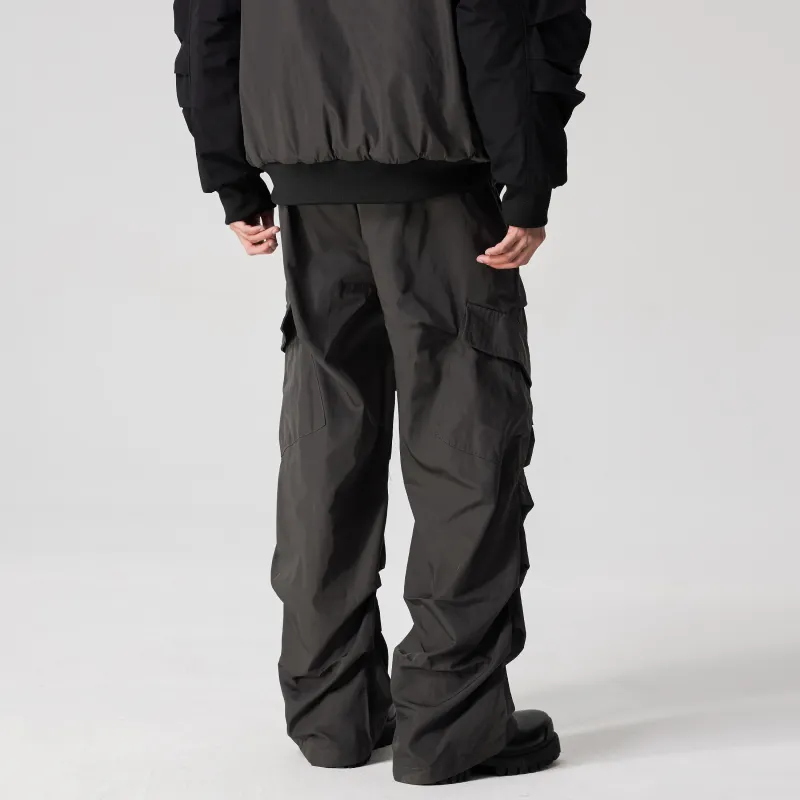 XINYINSU Cargo Pants Unisex Gray-4