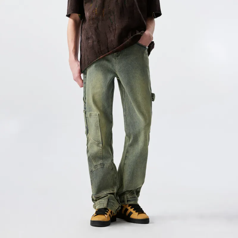 XINYINSU SS25 Jeans Unisex Blue-5