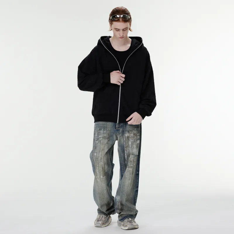 XINYINSU 24FW Sweatshirt Unisex Black-4