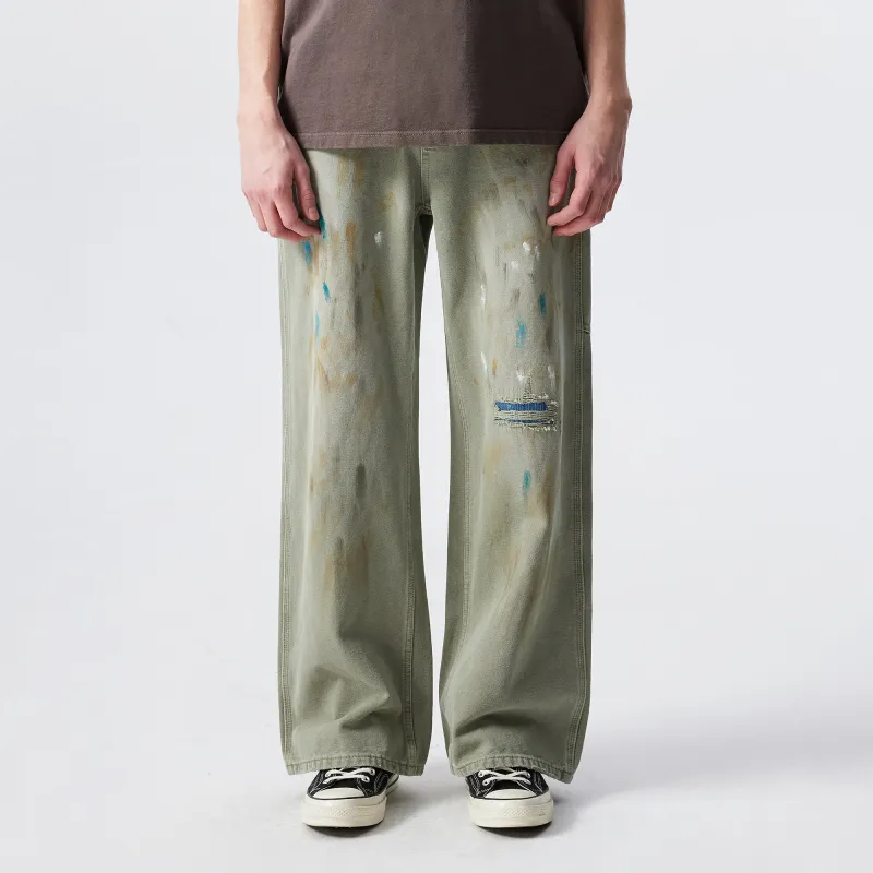 XINYINSU Jeans Unisex Gray-2
