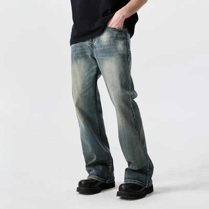 XINYINSU Jeans Unisex Nostalgic Blue-3