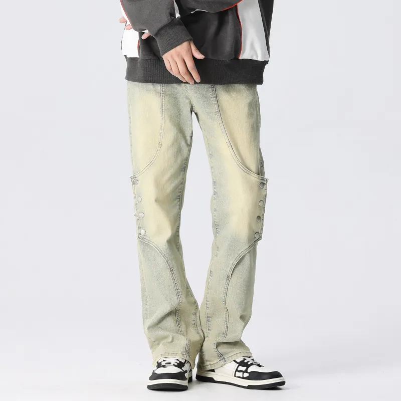 XINYINSU Jeans Unisex-9