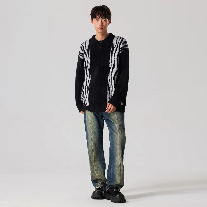 XINYINSU Jeans Unisex Dark Blue-6