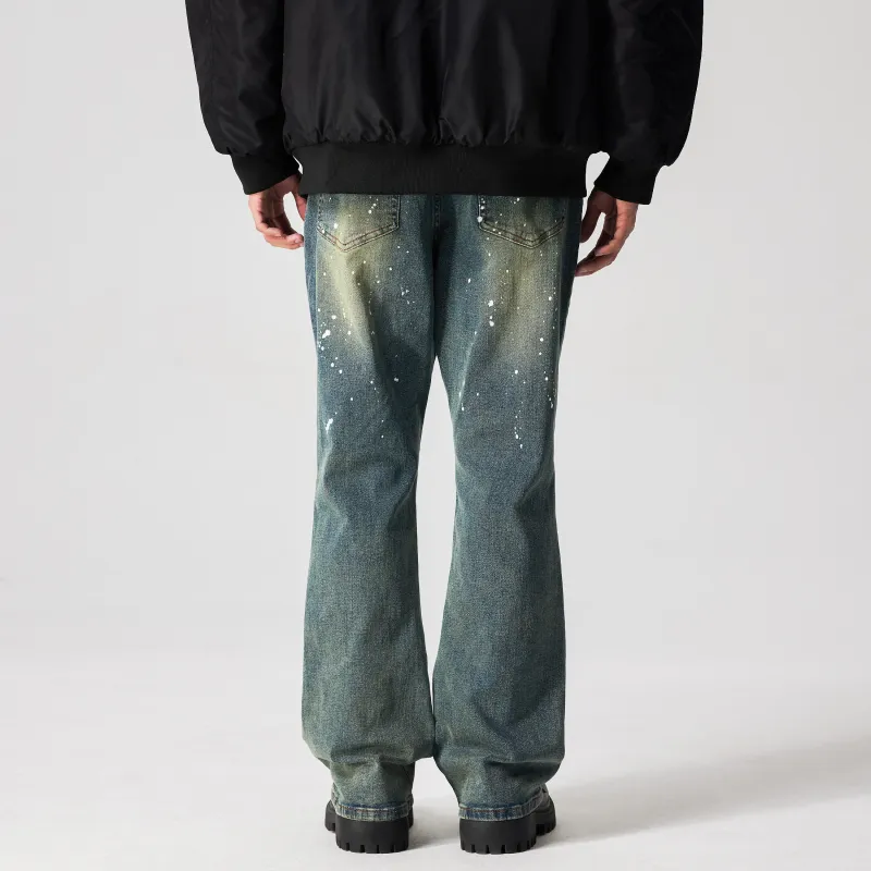 XINYINSU FW24 Jeans Unisex Dark Blue-4