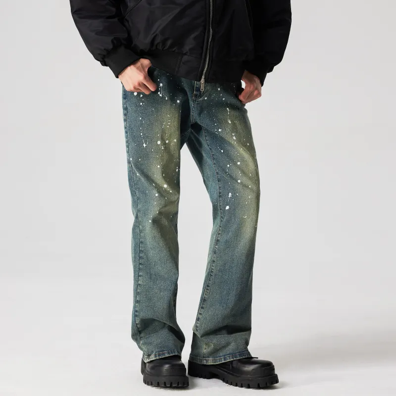 XINYINSU FW24 Jeans Unisex Dark Blue-3