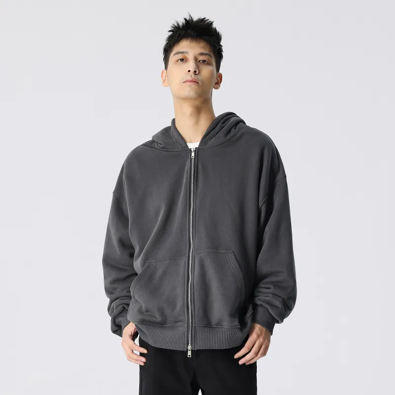 XINYINSU 24FW Sweatshirt Unisex Washed Black-15