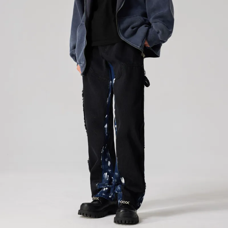 XINYINSU FW24 Jeans Unisex Black-3