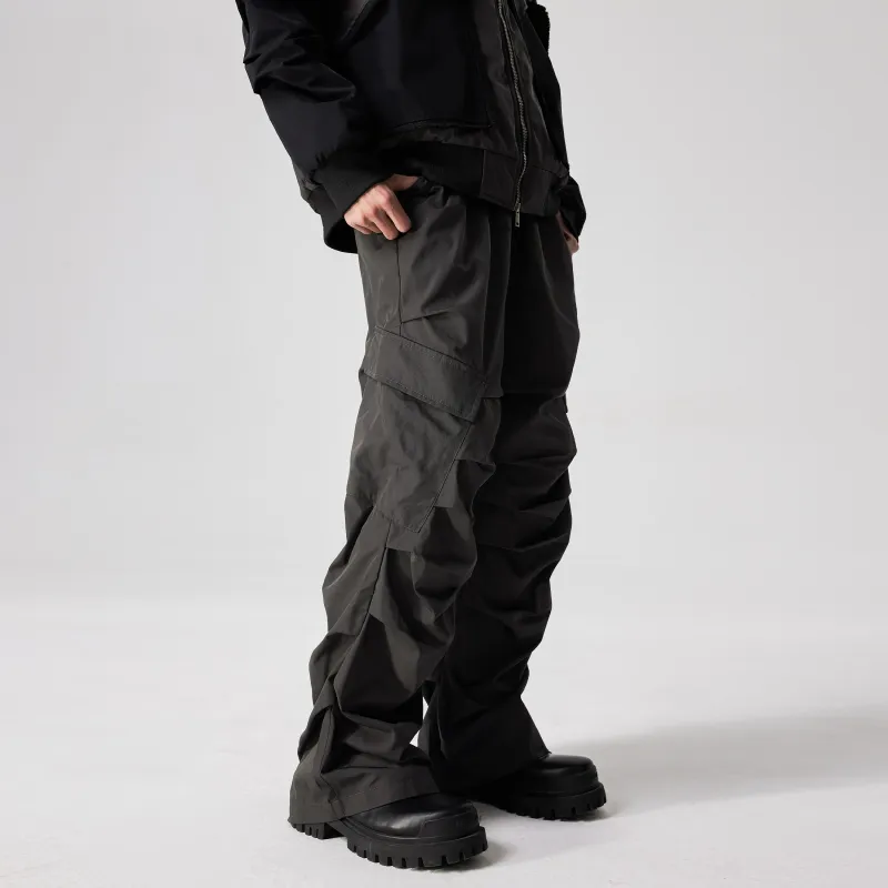 XINYINSU Cargo Pants Unisex Gray-3